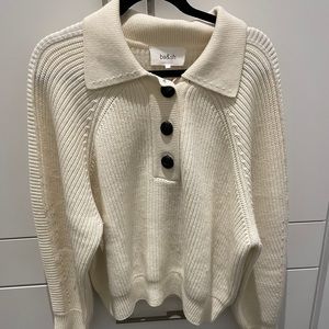 Ba&sh off white sweater size medium